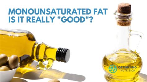 monounsaturated fat 뜻